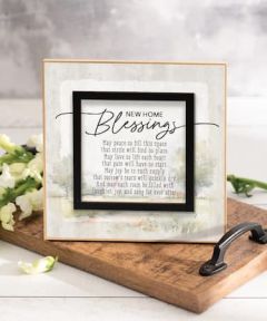 Plaque Layered Grace-New Home Blessings 3244