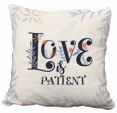 Cushion Cover-Love Is Patient