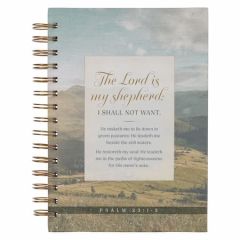 Journal: Wirebound-The Lord is My Shepherd Pasture JLW268 