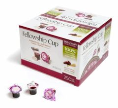 Fellowship Cup - 250 Count Box with juice and wafer 