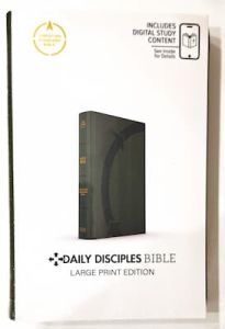 CSB Daily Disciples Large Print Bible LeatherTouch-Olive Int'l Ed