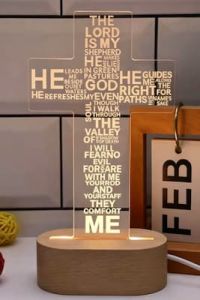 3D Night Light -The Lord is My Shepherd (V231)