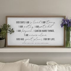 Framed Art-Identity Declaration 41209