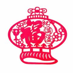 Non woven Sticker Lantern-Cup Overflows