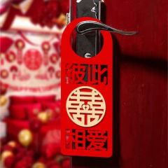 Non-Woven Fabric Hanging Pendant-Love Each Other