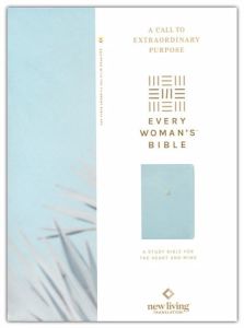 NLT Every Woman’s Bible LeatherLIke-SkyBlue Filament