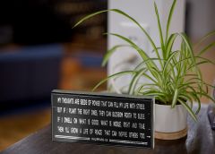 Plaque:TableTop-My Thoughts Are Seeds