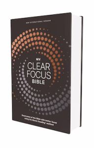 NIV Clear Focus Bible-Hardcover Charcoal Copper