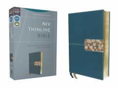 NIV Thinline LeatherSoft-Teal Comfort Print