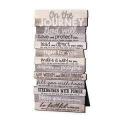 Plaque-Stacked Wood Journey 45024