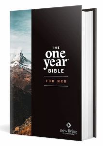 NLT The One Year Bible for Men, Hardcover