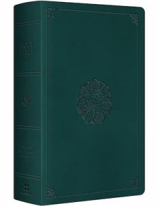 ESV Large Print Personal Size TruTone-Deep Teal Emblem Design