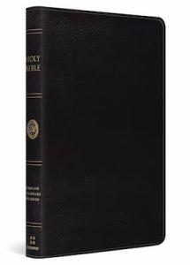 ESV Thinline Bonded Leather-Black