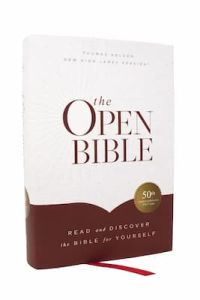 NKJV Open Bible-Hardcover Red Letter
