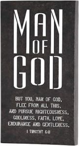 Wall Hanging-Metal Man Of God WPLQM-17
