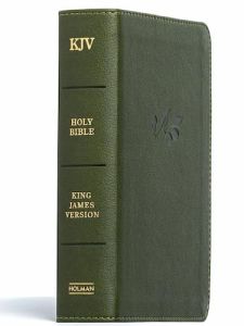 KJV Large Print Compact Reference Bible LeatherTouch Olive