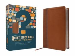 NIV Quest Study Bible for Teens Leathersoft Brown Comfort Print