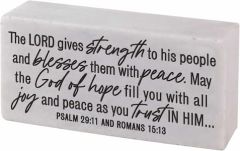 Scripture Stones-The Lord Gives Strength 40833