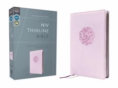NIV Thinline Leathersoft-Purple Red Letter Comfort Print