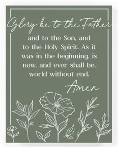 Ornate TableTop-Glory Be To The Father HFA0038