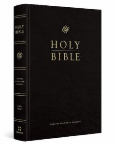 ESV Pew and Worship Bible Large Print-Hardcover Black