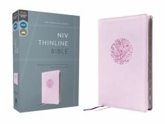 NIV Thinline Leathersoft-Purple Indexed Red Letter