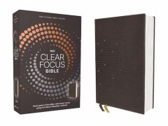 NIV Clear Focus Bible LtrSoft-Charcoal Brown