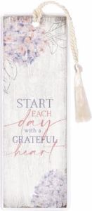 Bookmark with Tassel-Each Day Grateful Heart 1287