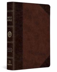 ESV Large Print Compact TruTone-Brown/Walnut Portfolio Design