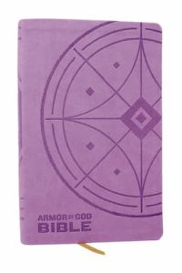 NKJV Armor of God Bible LeatherSoft-Purple