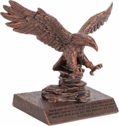 Sculpture of Faith-Eagle Isaiah 40:31, 5" 20152