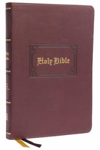 KJV Large Print Thinline Bible LeatherSoft-Brown