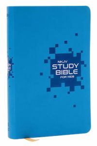 NKJV Study Bible for Kids Blue Leathersoft