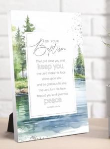 Plaque-On Your Baptism 5770