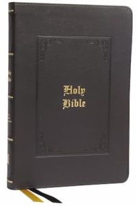 KJV Large Print Thinline Bible LeatherSoft-Black