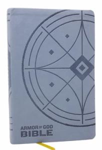 NKJV Armor of God Bible LeatherSoft-Blue Gray