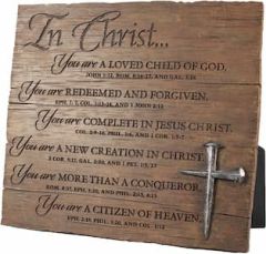 Plaque Tabletop-In Christ You Are Loved 40806