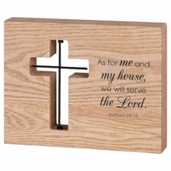 Plaque TableTop Wire-As For My House TTPLQW-2003