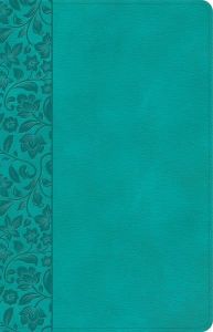 NASB 20 Large Print Personal Size Reference LeatherTouch-Teal
