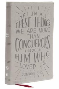 NKJV Holy Bible for Kids Verse Art LeatherSoft-Gray