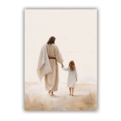 Wall Decor Canvas-Jesus Walking CVS0472 