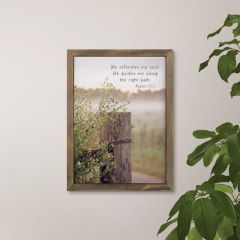Framed Art-He Refreshes My Soul VFR0449