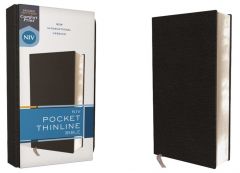 NIV Pocket Thinline Bonded Leather-Black