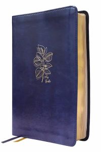 NIV Women's Devotional Bible Leathersoft-Navy, Comfort Print