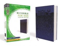 NIrV Bible for Kids Large Print Leathersoft-Blue