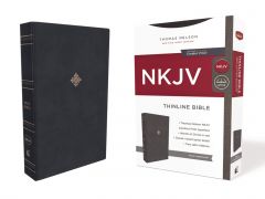 NKJV Thinline LeatherSoft-Navy, Comfort Print