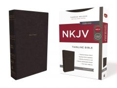NKJV Thinline LeatherSoft-Black, Comfort Print
