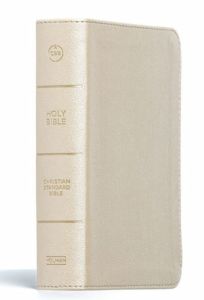 CSB Large Print Compact Reference Bible LeatherTouch-Gold