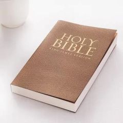 KJV Gift And Award Bible-Softcover Antique Gold KJV065
