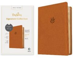 NLT Personal Size Giant Print LeatherLike-Classic Tan Filament Edition
